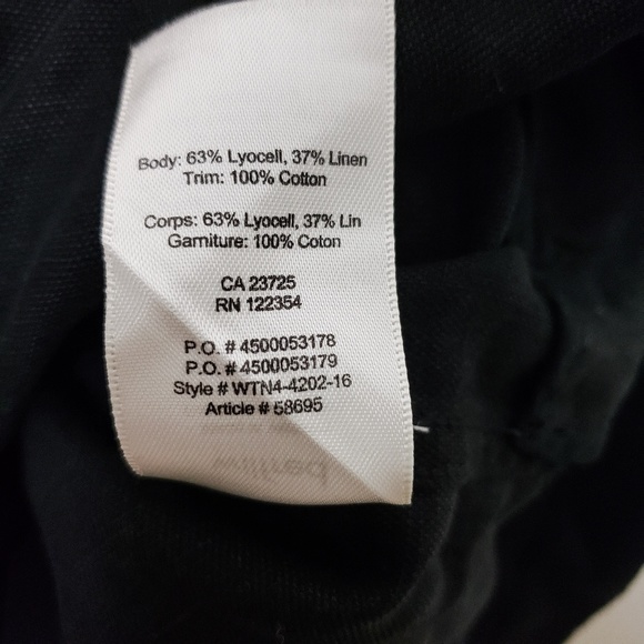 Wilfred Black Mandarin Collar Belted Jacket - Picture 9 of 9